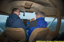 laughing at the photographer