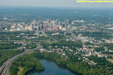 downtown Hartford across the river