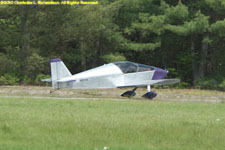 experimental plane taking off