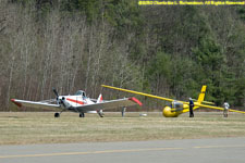 Pawnee tow plane and glider
