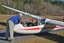 pre-solo briefing with ionstructor Fred Looft