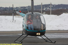 helicopter on the ground, closeup