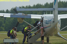 boarding the Twin Otter
